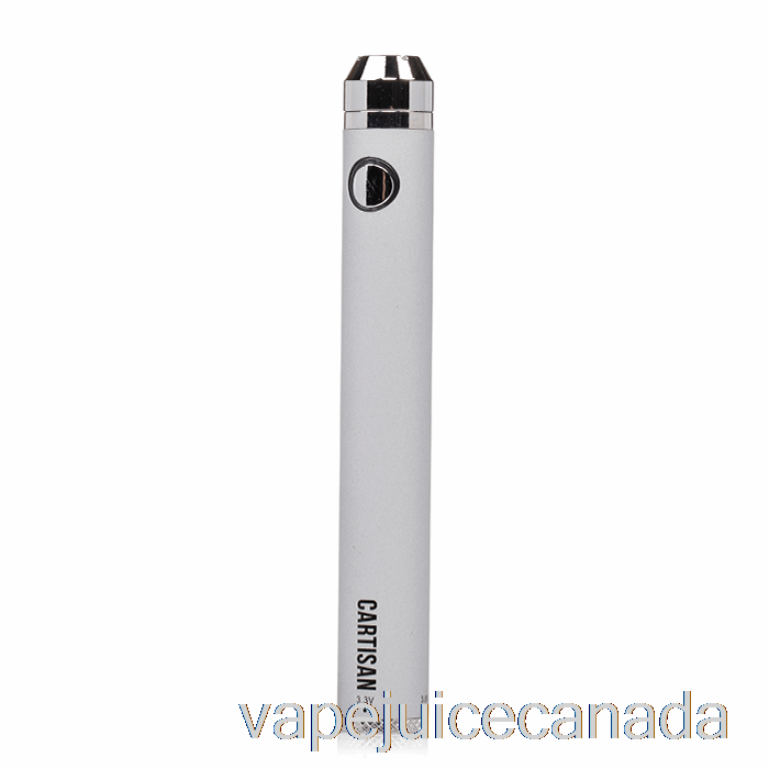 Vape Disposable Canada Cartisan eGo Spinner Twist 1300 510 Battery Silver